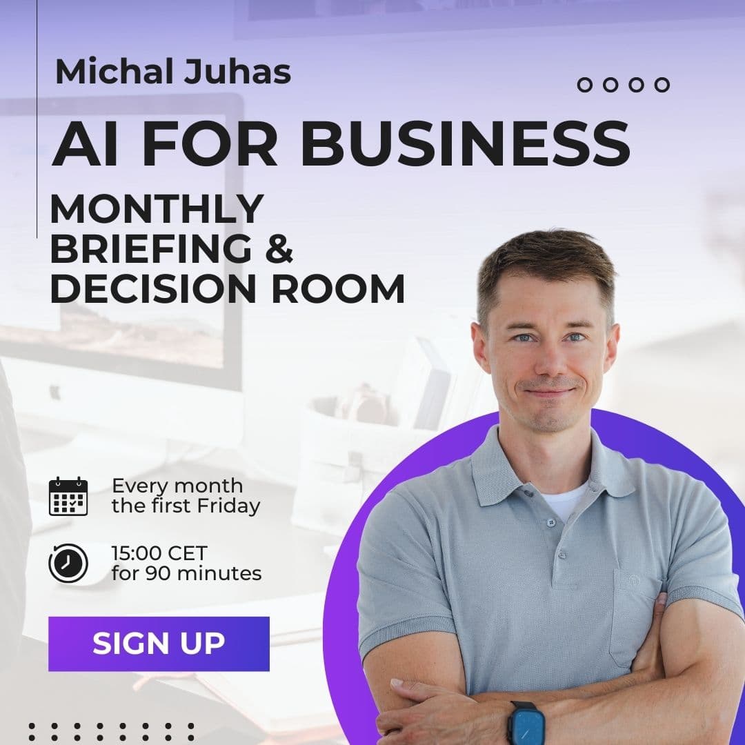 AI for Business: Monthly Briefing & Decision Room
