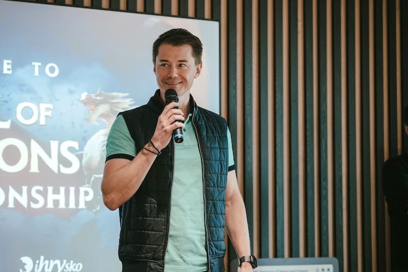 Welcoming guests at an event Welcoming guests at an event