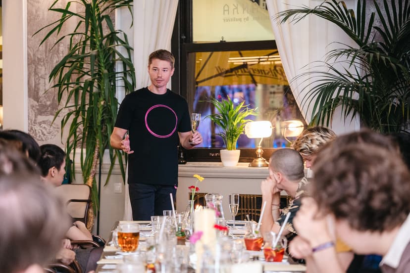 Michal Juhas speaking at DragonByte Finals Michal Juhas speaking at DragonByte Finals