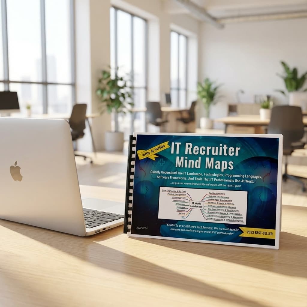 Mind maps booklet on a desk